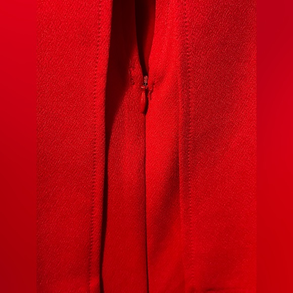 Dynamite - gorgeous red fitted dress with unique top. Perfect for parties/events - Picture 6 of 8
